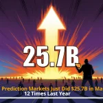 Prediction Markets Just Did 25.7B in March